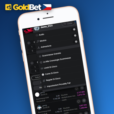 Automatický cashout nastaven na 2.00x v Aviator hře Goldbet Casino