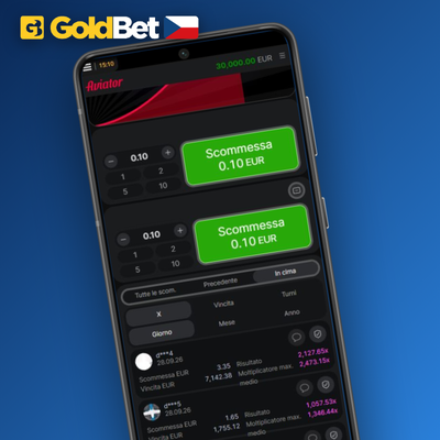 Historie kol Aviator v Goldbet Casino – barevné bubliny s hodnotami multiplikátorů