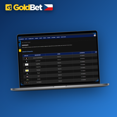 Bankovní převod jako spolehlivá metoda vkladu v Goldbet Casino