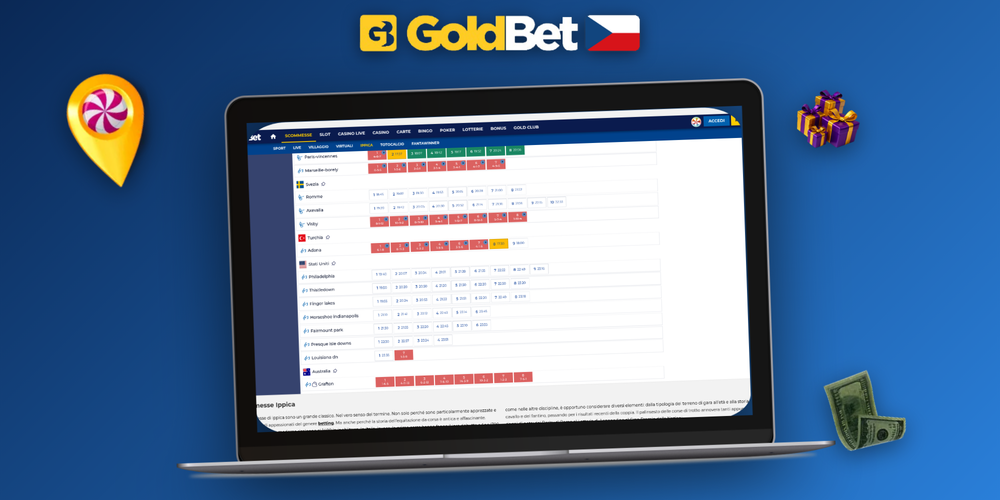 Goldbet Casino online – herní lobby na notebooku a mobilu s kasinovou a sportovní nabídkou