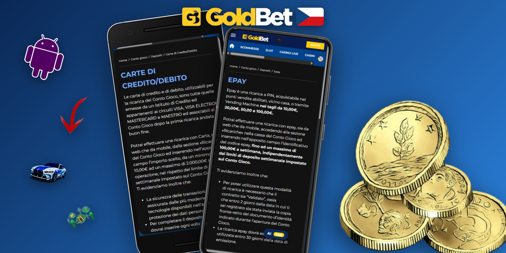 Bitcoin, Ethereum, USDT a Litecoin jako metody vkladu v Goldbet Casino