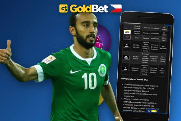 Nastavení denního a týdenního limitu vkladu v Goldbet Casino na telefonu