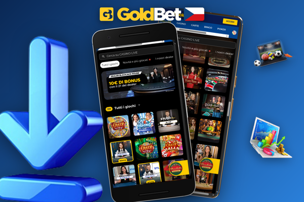 Goldbet Casino mobile na iPadu s živou ruletou a iPhonu s přehledem sázek