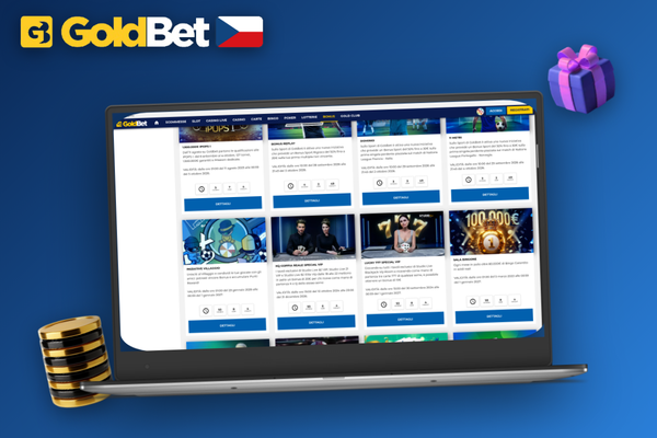 Goldbet Casino bonus za registraci dostupný na mobilu i notebooku