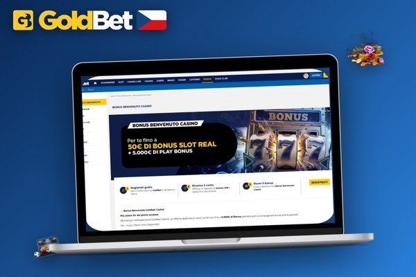 Nový hráč zadává promo kód při registraci v Goldbet Casino