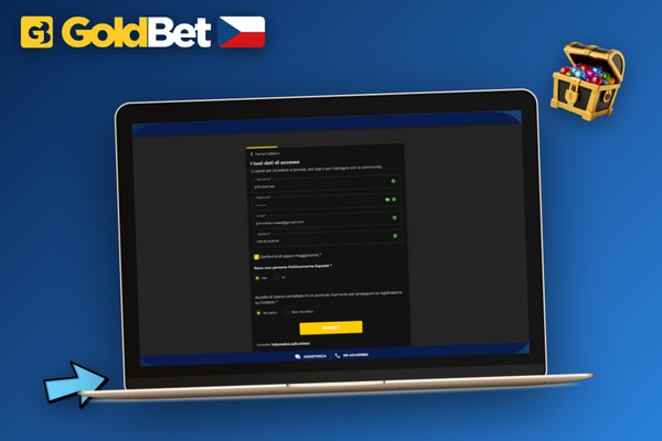 Samoobslužné centrum pomoci Goldbet Casino s vyhledáváním a kategoriemi FAQ