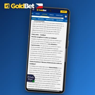 Mobilní displej Goldbet Casino s fotbalovým zápasem a živými kurzy pro sázení